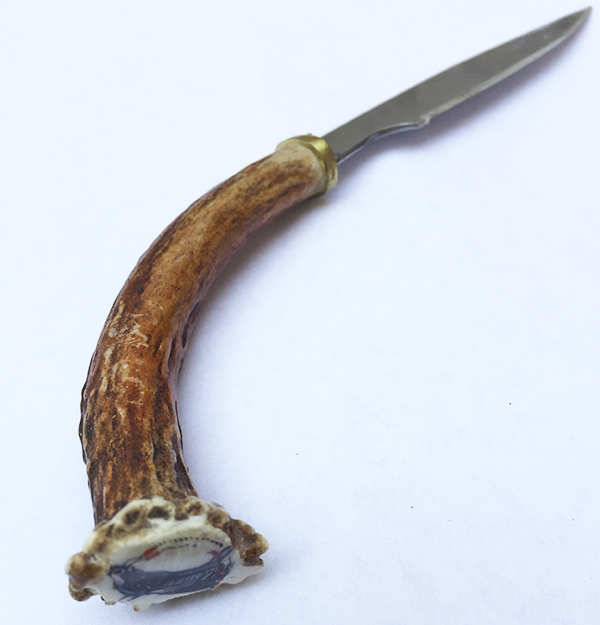 Cuchillo chico de corona, hoja